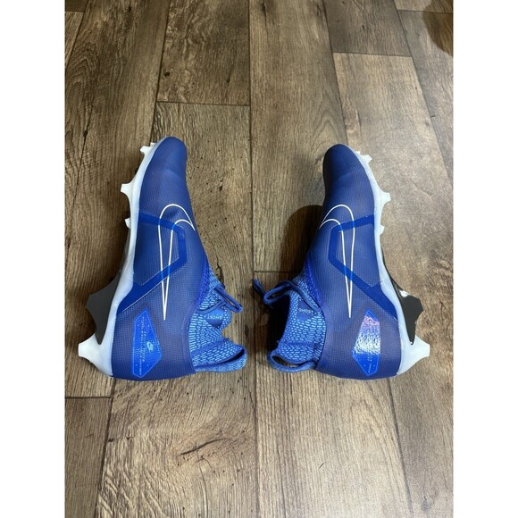 NIKE ALPHA MENACE ELITE 3 FOOTBALL CLEATS ROYAL/WHITE CT6648-414 MEN’S SIZE 13 - Picture 4 of 7